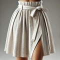 Cove Linen Wrap Skirt image 0