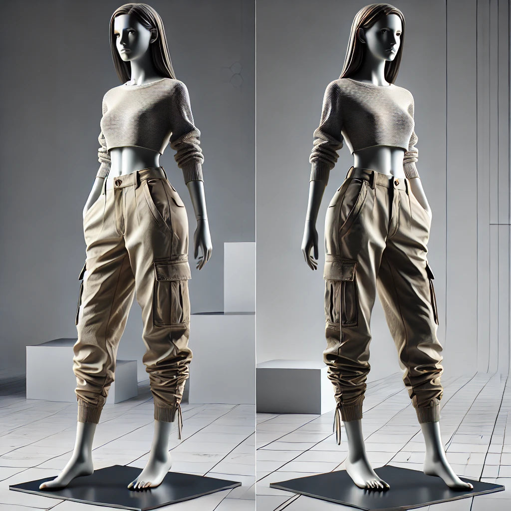 Wide-Leg Convertible Pants image 1