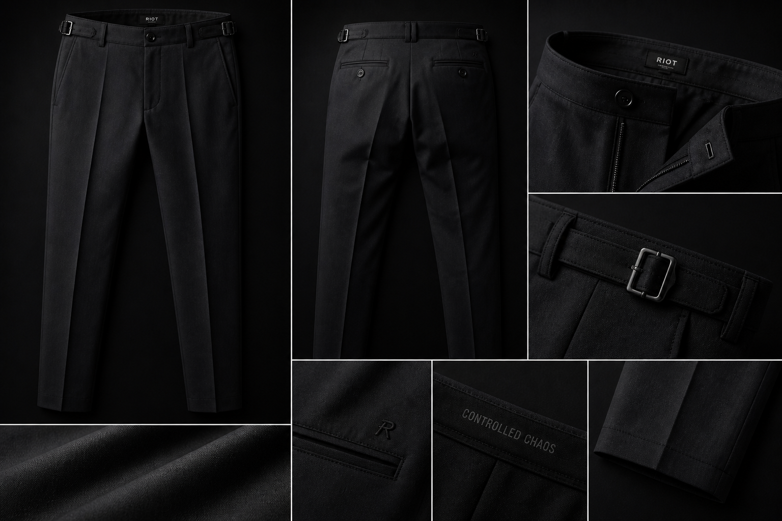Riot Tapered Dress Trousers image 0