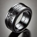 Engraved 'Mirror' Ring image 0