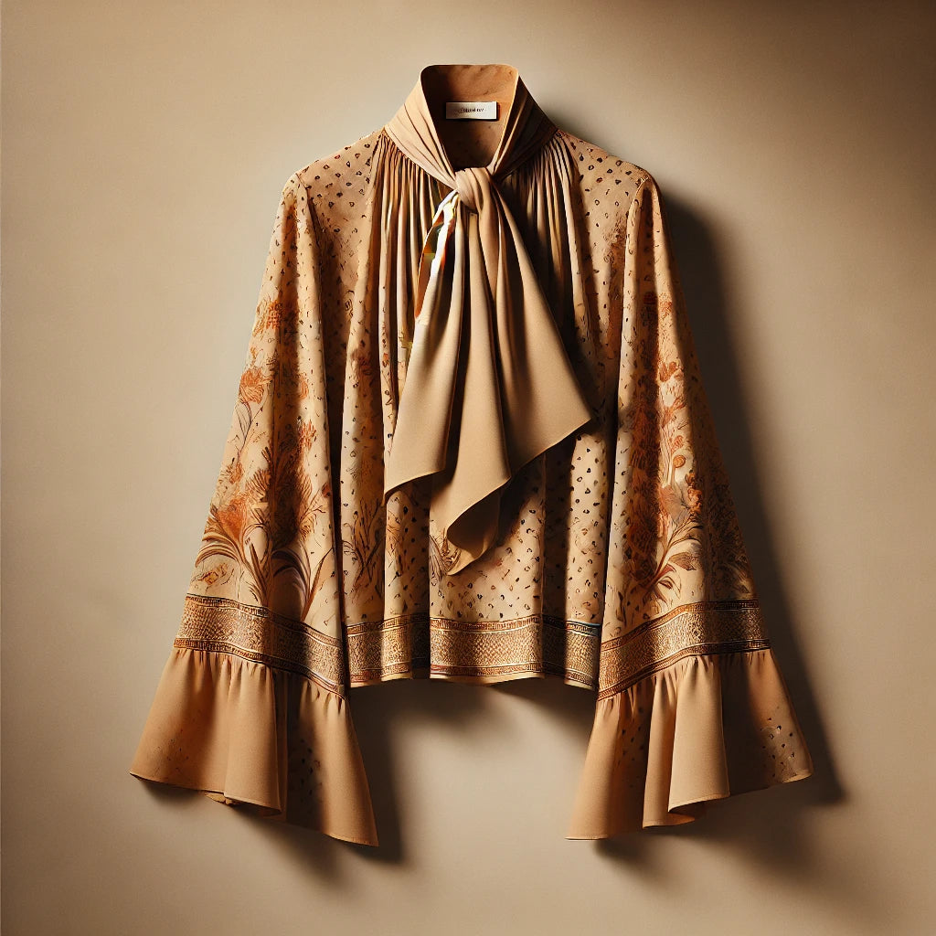 The Studio 74 Silk Scarf Blouse image 0