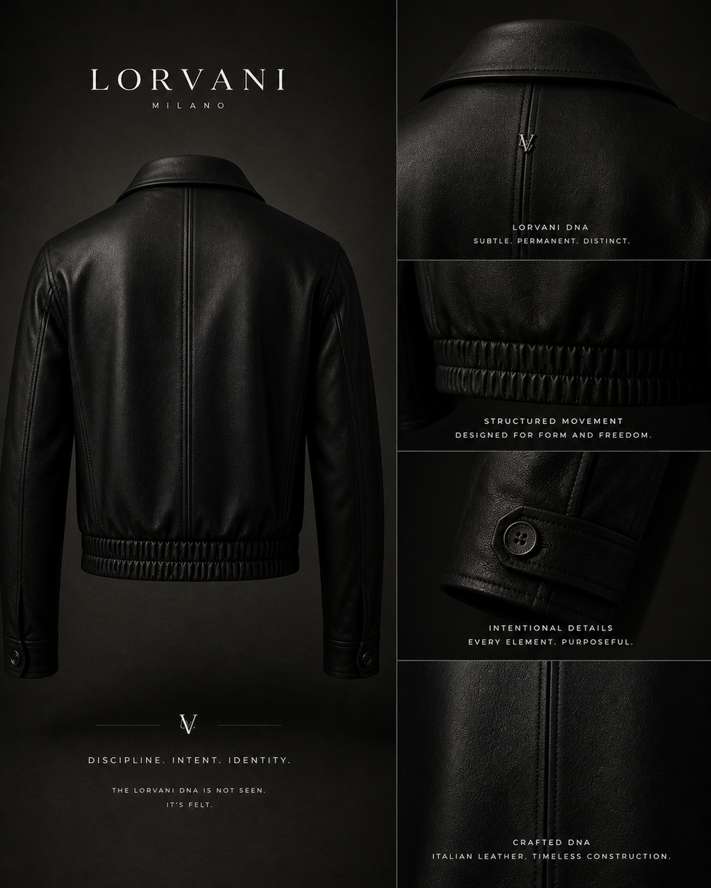 Lorvani Leather Jacket image 1