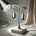 Silver Drop Earrings image 0