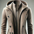 Integrated Hoodie Overcoat image 0