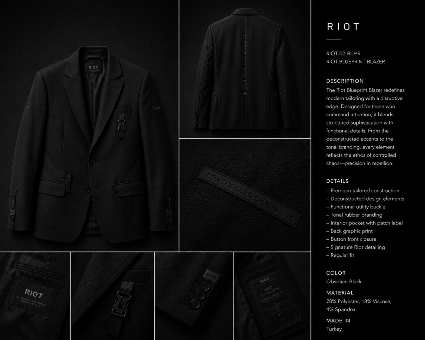 Riot Blueprint Blazer image 0