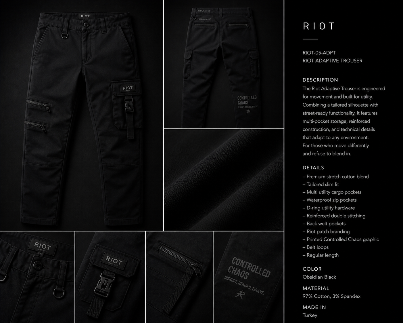 Riot Adaptive Trouser image 0